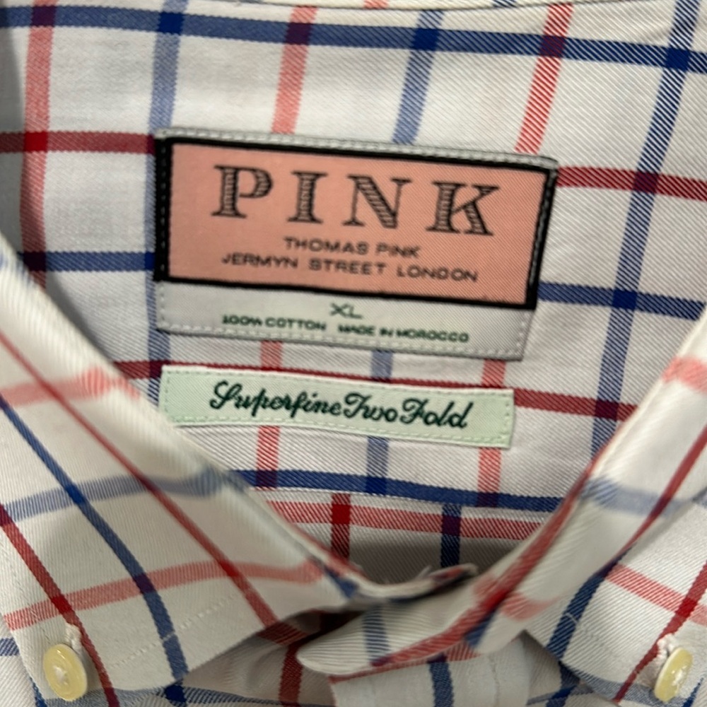 Thomas Pink, checked shirt, XL, Men